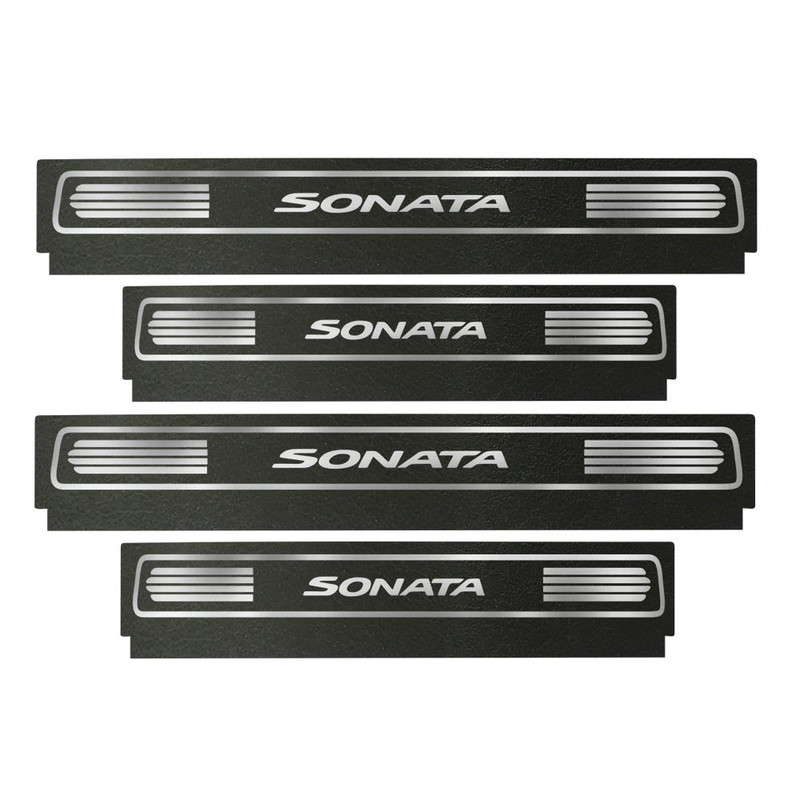 برچسب پارکابی خودرو مهدیار طرح چرم کد SP150 مناسب برای سوناتا بسته 4 عددی تولیدی مستر لوکسینو