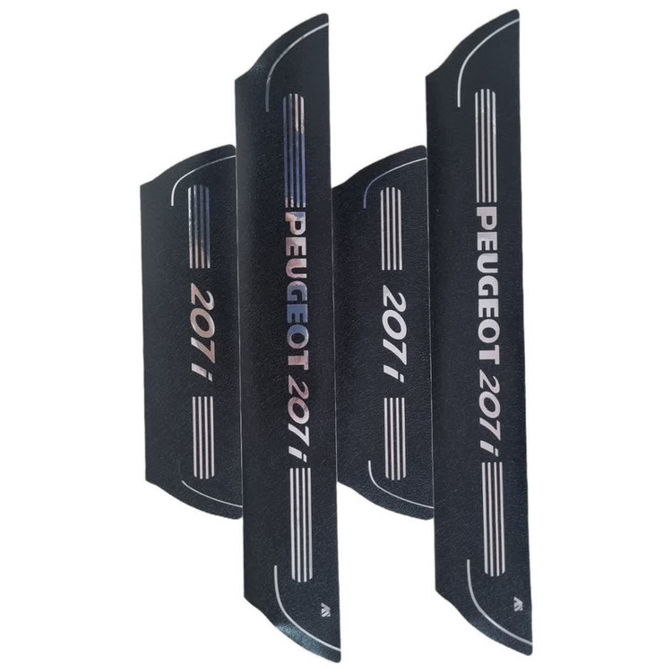 برچسب پارکابی خودرو امیران اسپرت طرح چرم کد 2025012 مناسب برای پژو 207i مجموعه 4 عددی تولیدی مستر لوکسینو
