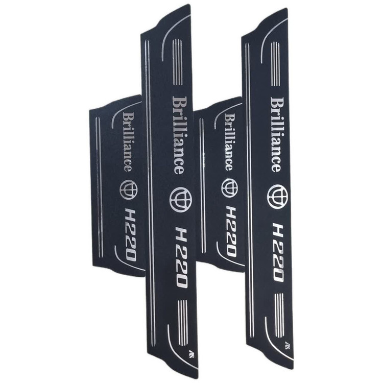 برچسب پارکابی خودرو امیران اسپرت طرح چرم کد 2025088 مناسب برای برلیانس 220 مجموعه 4 عددی تولیدی مستر لوکسینو