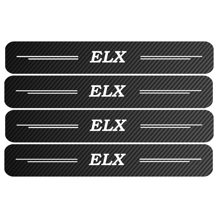 برچسب بدنه خودرو مهدیار طرح پارکابی کربن ELX کد SP190 بسته 4 عددی تولیدی مستر لوکسینو