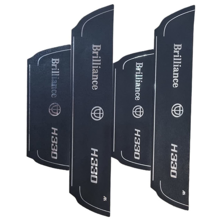 برچسب پارکابی خودرو امیران اسپرت طرح چرم کد 2025087 مناسب برای برلیانس 330 مجموعه 4 عددی تولیدی مستر لوکسینو