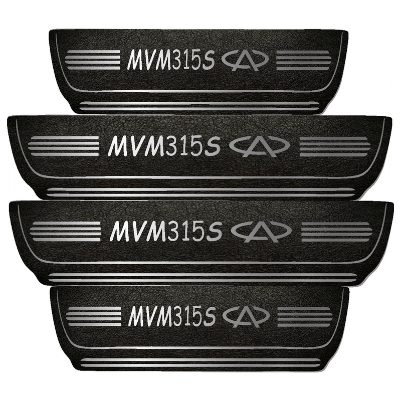 برچسب پارکابی خودرو طرح چرم کد pka1031 مناسب برای mvm s 315 بسته 4 عددی تولیدی مستر لوکسینو