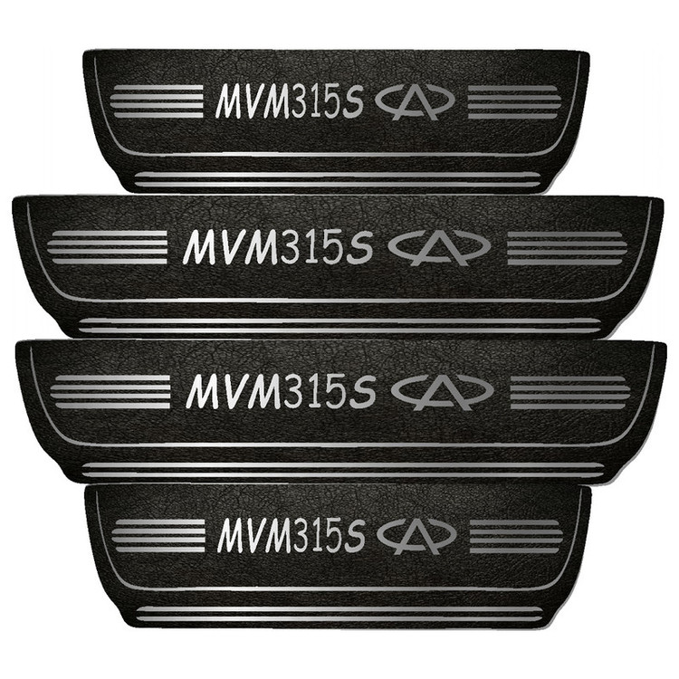 برچسب پارکابی خودرو طرح چرم کد pka1031 مناسب برای mvm s 315 بسته 4 عددی تولیدی مستر لوکسینو
