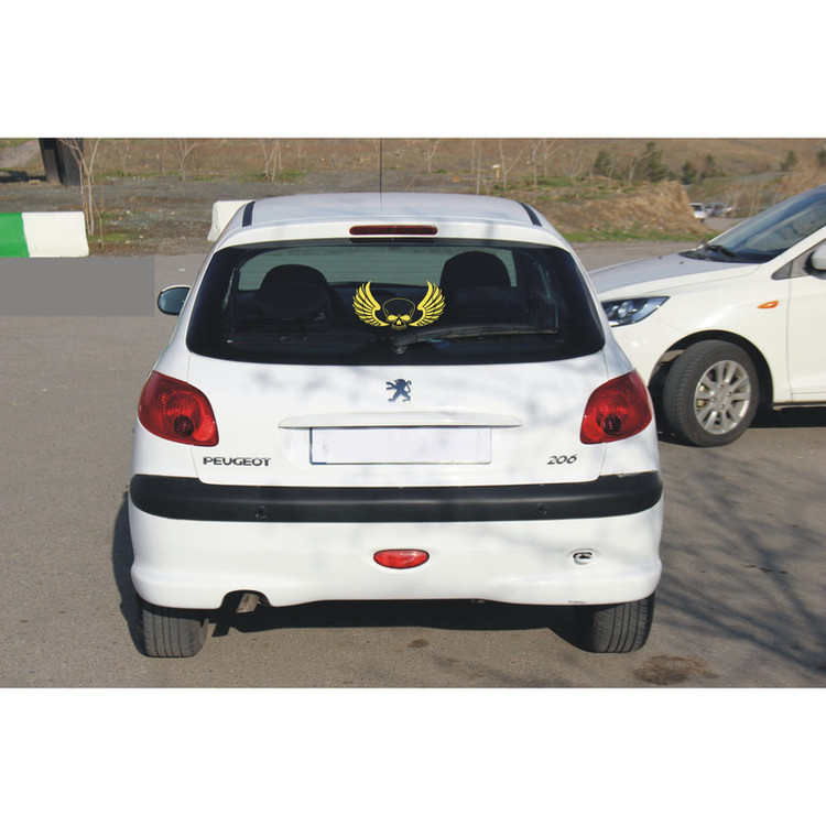 برچسب بدنه خودرو لیزارد مدل اسپورت طرح بال اسکلت کد LZD-817 تولیدی مستر لوکسینو